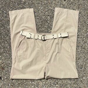 Lauren Ralph Lauren khaki belted pants
